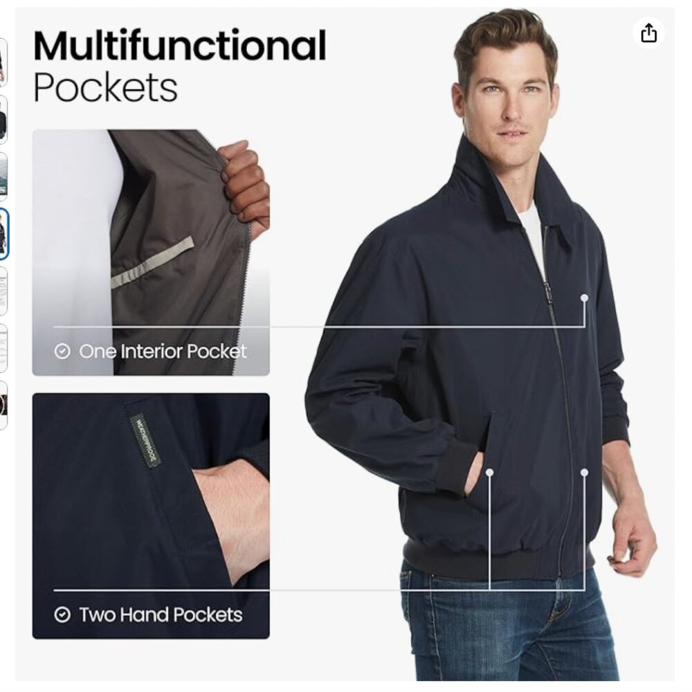 Weatherproof Impermeable Men's Jacket - Lightweig… - image 3